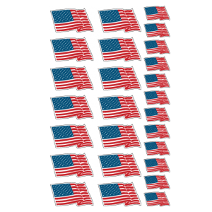 Flag Decals Sign