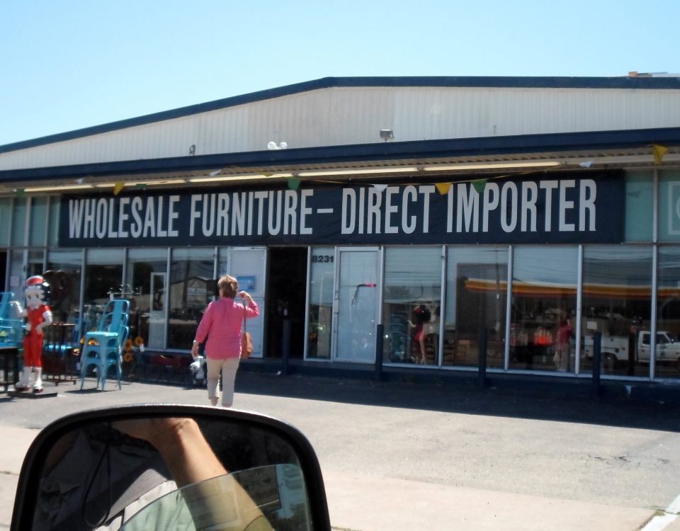 Wholesale Furniture banner by Hightech Signs