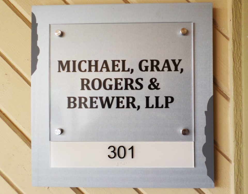 Interior Suite Plaque by Hightech Signs
