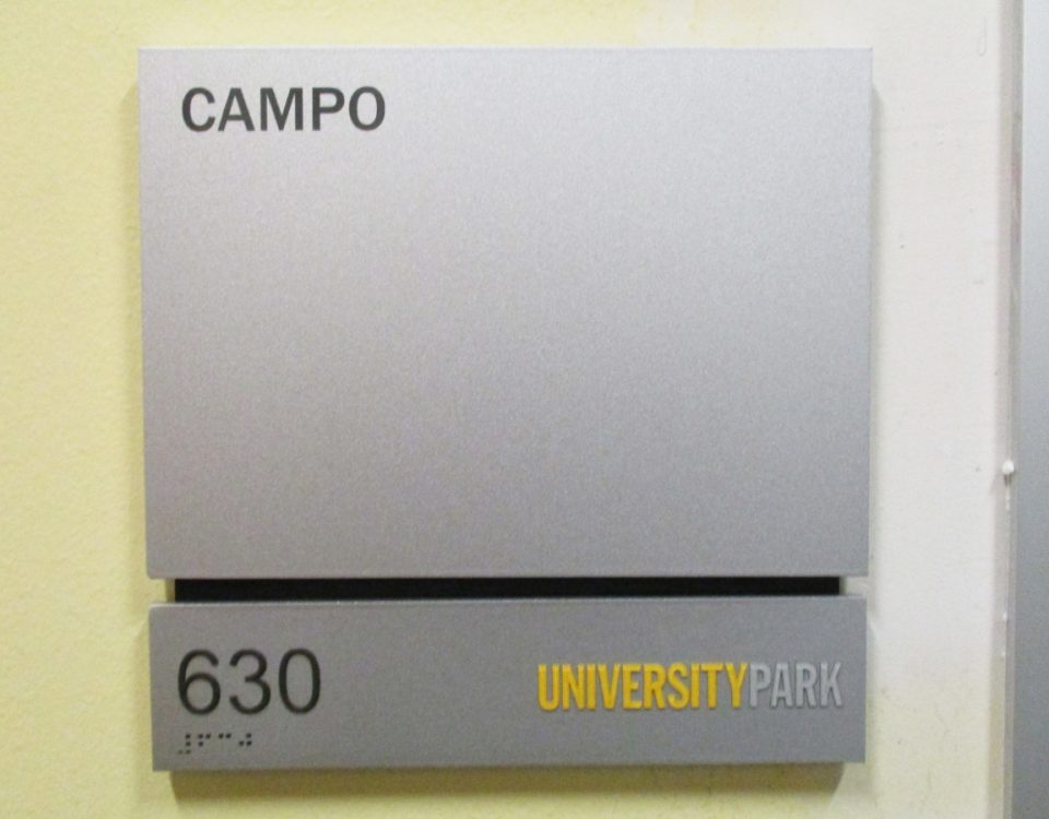 University Park ADA Sign