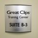 Great Clips Arched Suite Plaque by Hightech Signs