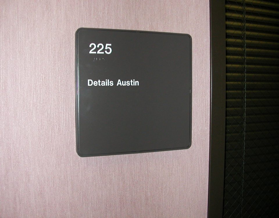 Brown ADA 225 Sign by Hightech Signs