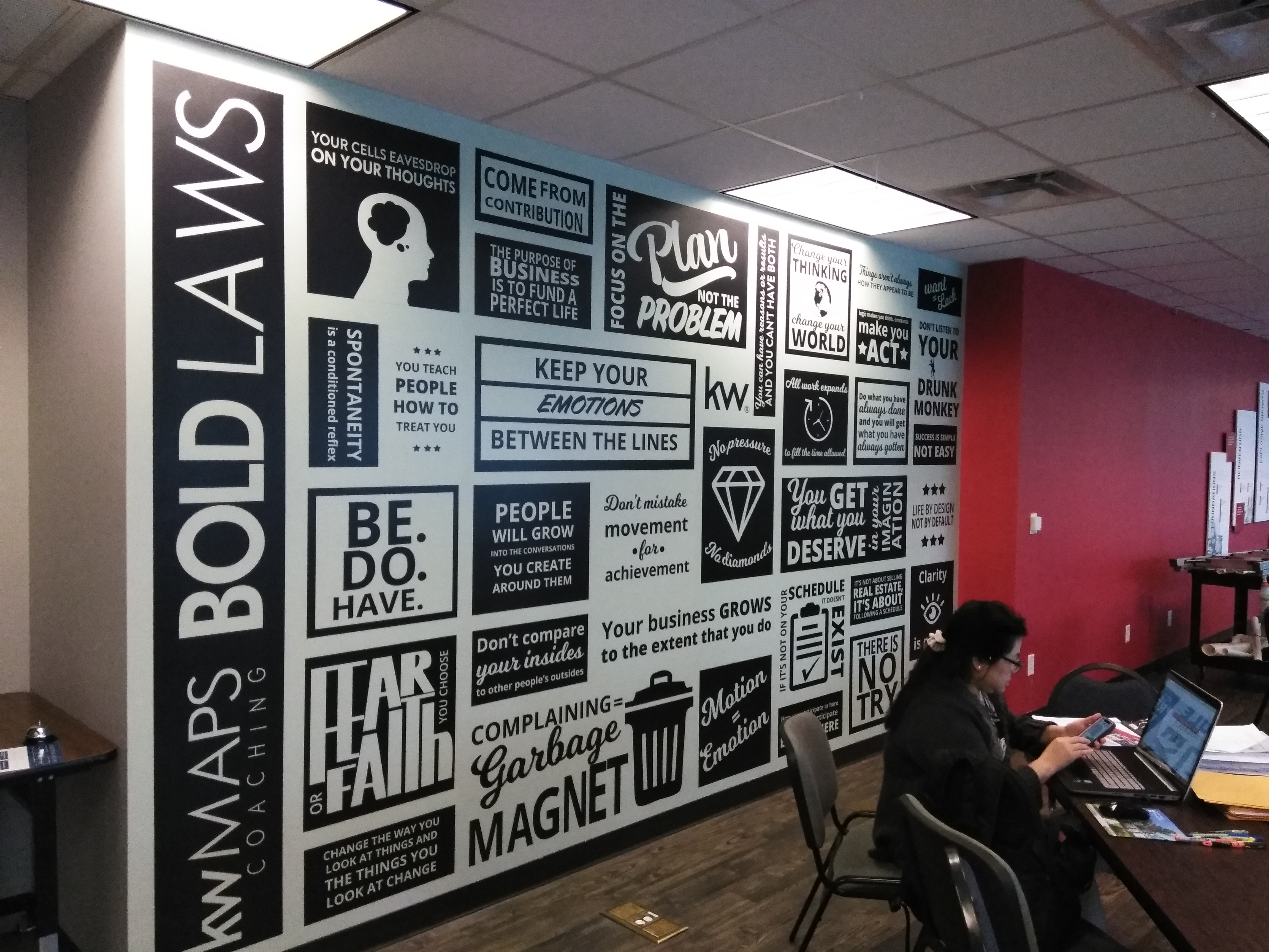 7. Digital Print Wall Graphics Office - Signs Austin