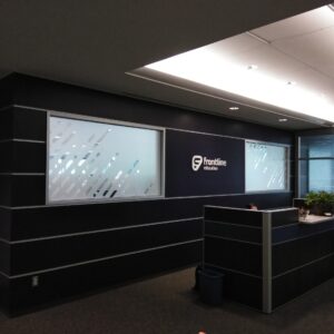 5. Etched Vinyl Window Graphics