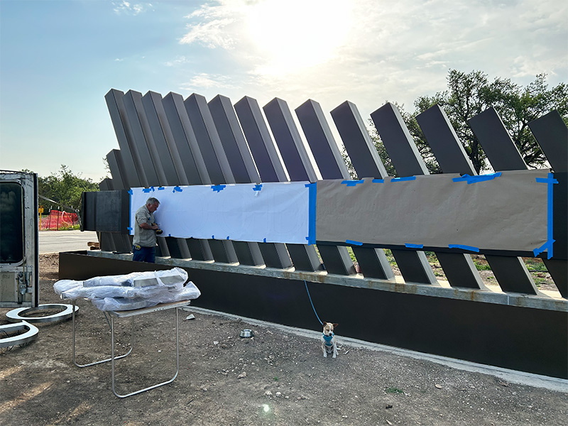 woodside monument installation woodside monument installation
