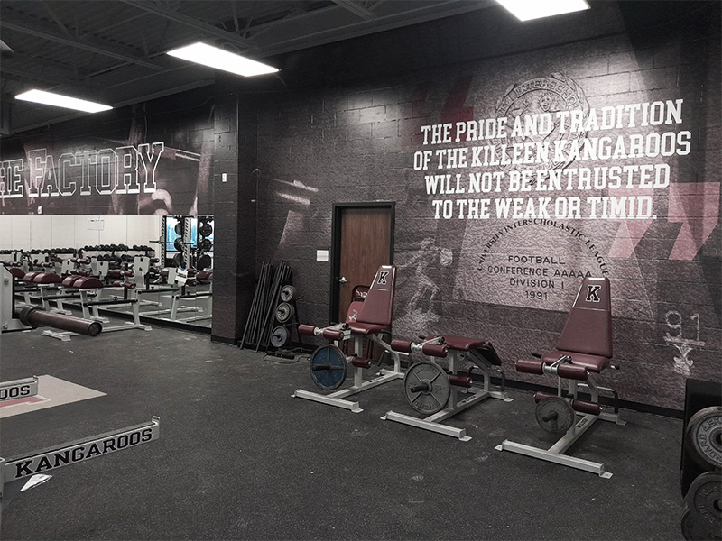 Killeen Weight Room Wrap