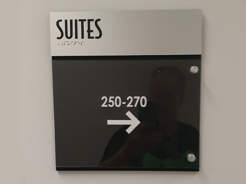 acrylic-engraving stock wayfinding