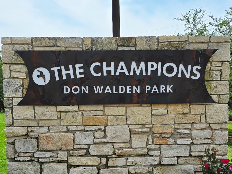 champions sign champions sign