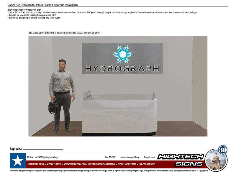 lobby sign design